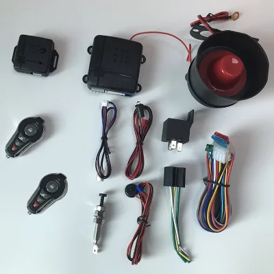 Oprit One Way Keyless Entry Car Alarm with 80-120dB Siren 100m Range 2 Remote Controllers