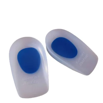Sports & Comfort Insoles Manufacturer Transparent Silicone Heel Pad With U-Shaped Design for Height Adjustment Shock Absorption
