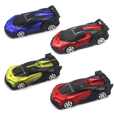 Pull Back Toy Car Cheap Realistic Sport Cars Simulation Kids Plastic Car
