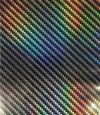 New Arrival Laser Holographic Carbon Fiber  Water Transfer Printing Film for Hydro Dipping