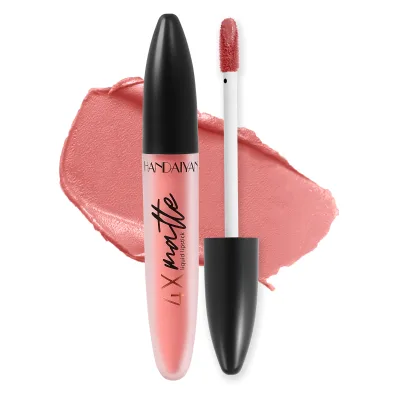 Custom Wholesale Your Logo 4X Matte Chemical Vegan Lip Gloss 12 Colors Waterproof Non-stick Liquid Lipstick