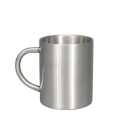 300ml 400ml 500ml Outdoor Mug Stainless Steel Double Wall Keep Hot Metal Coffee Beer Cup