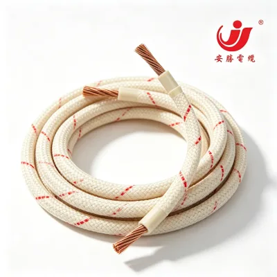 High Quality Fiberglass Wire with Nickel Alloy Core Oxygen Free Copper Conductor Custom Jacket for Extreme Heat Applications