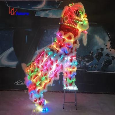 Led Costumes for lion Dance Cosplay for the New Year Opening Stage Performance Wear Costumes for Men and Women  Body Stocking