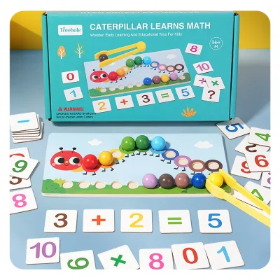 Pinch Ball Game Theme Math Toys Parent-Child Interaction Color Cognition Early Education Montessori Puzzle Toys