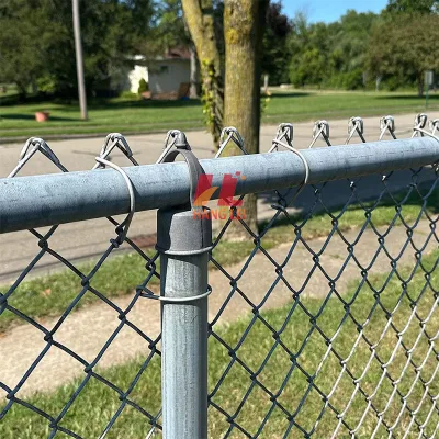 Affordable Galvanized Chain Link Fencing for Garden, Sports, and Construction Sites Chain Link Fence