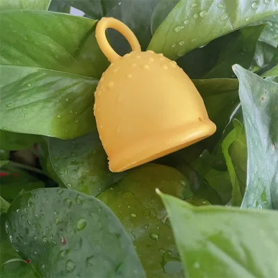 High Quality Foldable Silicone Menstrual Cup Menstrual Collector for Ladies Convenient Clean Period Supply