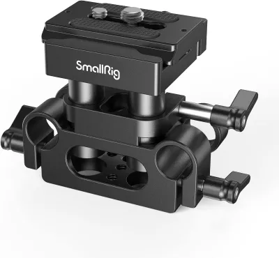 for SMALLRIG Universal 15mm Rail Support System with 15mm Rod Clamp and Quick Release Plate Camera Accessories - 2272