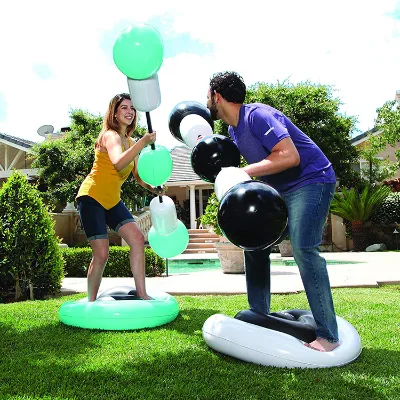 Inflatable Push Bumpers Sparring for 2 Players, Train, Play and Spar, Indoor Outdoor Pedestal Sport Combat
