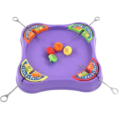 Spinning Top Game Gyro Battle Toy Multiplayer Competition Pullout Gyro Interaction Toy Classic Super Arena Disk Geyro Battle Toy