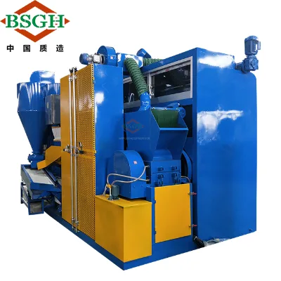 Scrap Copper Wire Separator Machine BS-D35 with Electrostatic Separation System Production of Granules From Plastic Scrap