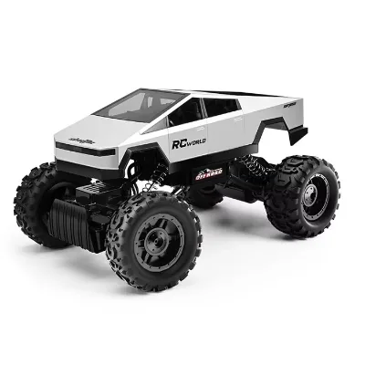 New1:14 Material 2.4Ghz T Esla Pickup Truck Cybertruck Remote Control 4wd High Speed off Road Rc Climbing Toy Car Road for Adult