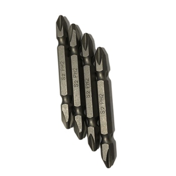 S2 Steel PH2 10-Piece Double Screw Bit Custom Screwdriver Bits Set