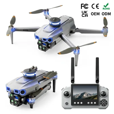 New Model P52 Drones with 4K Camera and GPS 5G WiFi Transmission 4.5 Inch Screen Remote for Aerial Imaging and Travel