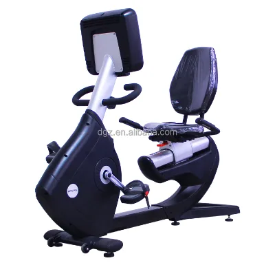 Cardio Equipment Magnetic Recumbent Exercise Bike Home Commercial Use Fitness Recumbent Bike With LCD Monitor