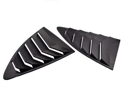 Side Window Louvers for To-yota GT86 Su-baru BRZ Rear Triangle Window Vent Scoop Cover Trim