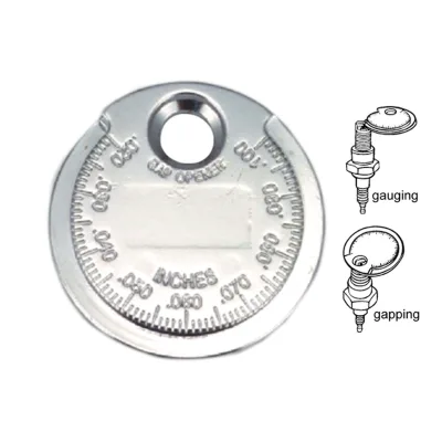 Engine Repair Tool Spark Plug Gauge Round Key Chain Measurement