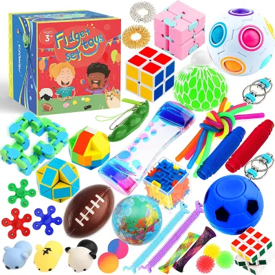 OEM Hot Kids Adult Anti Stress Sensory Stress Relief Sensory Toy Fidget Toys Set