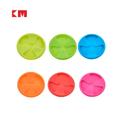 KM1256 Silicone Wine Glass Mat Non-slip Food Grade Wine Glass, Drink Coaster, Tall Cup coaster