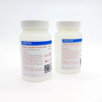 Amsino Other Medical Consumable Device Wound Irrigation 100ml Saline Solution 0.9% for Nebulizer