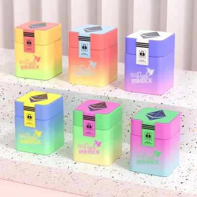 Vibrant Child-Resistant 2oz 3oz 4oz 5oz Square Jars With Odor-Locking Seals for Secure Home Storage