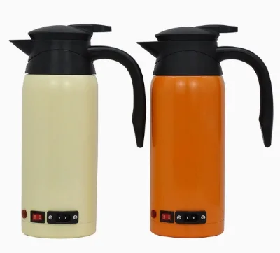 Factory Wholesale High Quality Portable 12V 24V Car Heating Cup Vehicle Electric Water Kettle Stainless Steel for Auto Travel
