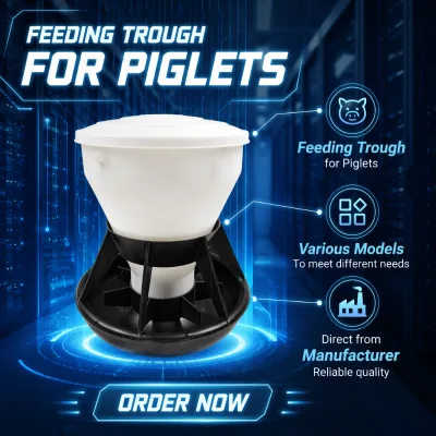 High-Quality Plastic Pig Farming Equipment, Piglet Feeder for Piglets in Pens