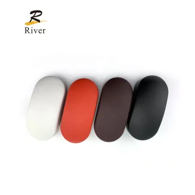 Wholesale pure color eye glasses case hard metal optical cases