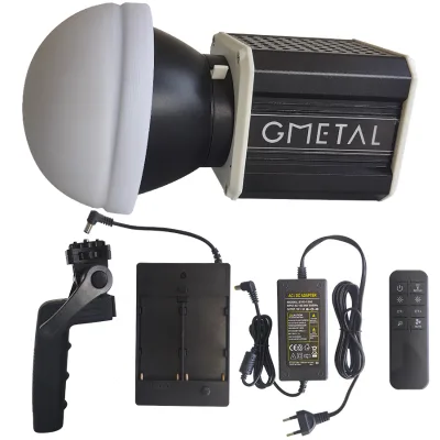 Official 60W Handheld High Power LED Continuous Lighting for Studio Photography Video Shooting With Adjustable Intensity