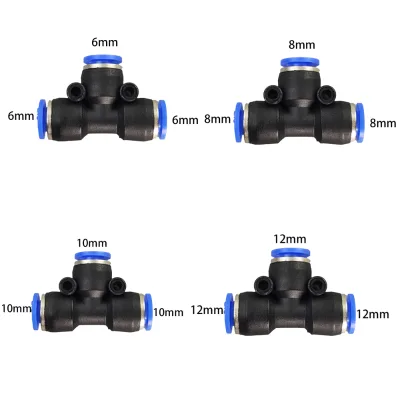 Plastic Fittings Quick Connectors Water Hose Connector Air Push 4 mm 6 mm 8mm 10mm 12mm