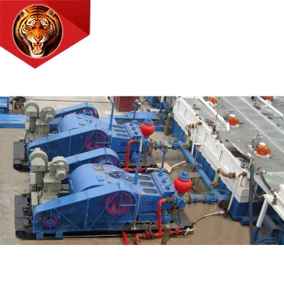 Tigerrig 1000kw Ac Drilling Motor Drive F1300 Mud Pump Package With V-Belt+Pulley