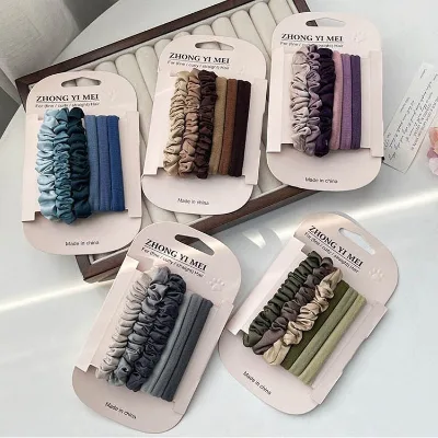High Elasticity Scrunchies Hair Ties for Women High Ponytail Holders Gentle Hair Bands Daily Hair Accessories