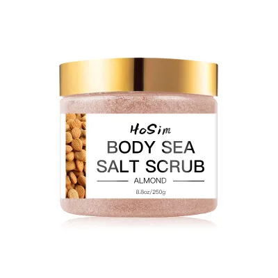 Almond Body Scrub 100% Organic Arabica Coffee Body Scrub Natural Exfoliator Normal Skin Coffee Sea Salt Scrub