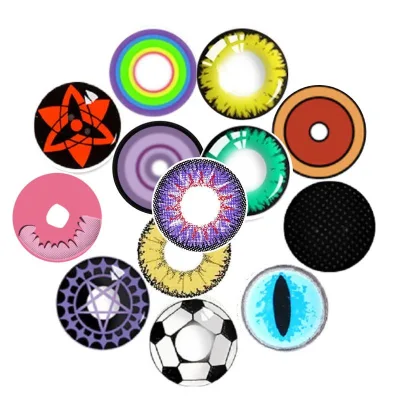 Magic Eye Halloween Sharingan Soft Crazy Anime Contact Lenses for Cosplay-Wholesale Eye Cosmetic