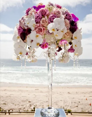 Popular Wholesale Crystal Candelabras Weddings Table Centerpieces