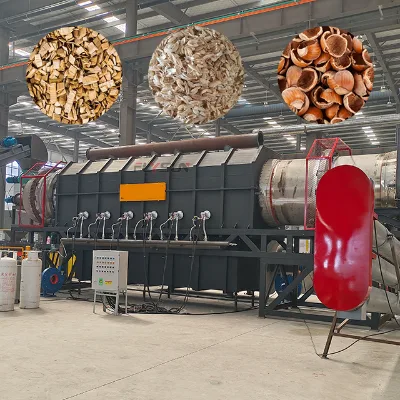 Complete Carbonization Equipment with Crushing Feeding Carbonization Dust Removal and Discharging Functions