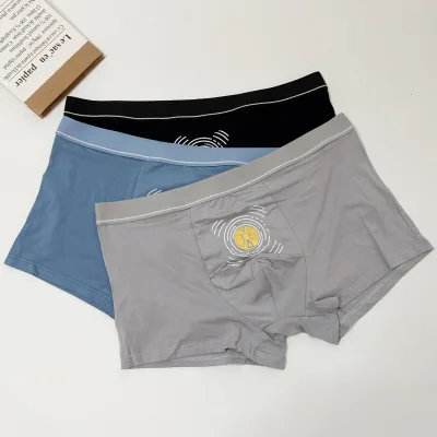 Men's Modal Underwear Breathable and Comfortable, Graphene Antibacterial Crotch Briefs