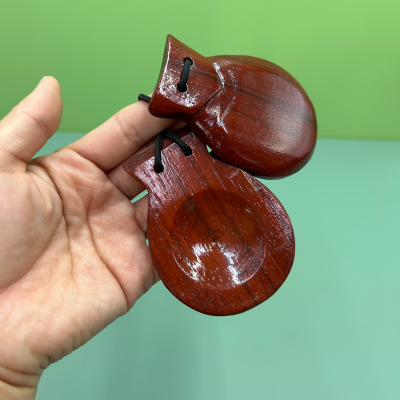 Percussion Wood Maracas for Sour Tools in Recognized Maracas Mundia Spanish Castanets for Kids Adults Toys