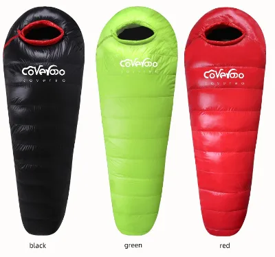 Outdoor Camping Custom Logo Ultra Light Camping Heater Duck Down Sleeping Bag for Sleeping