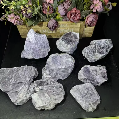 New Arrivals Mineral Stone Raw Purple Mica Natural Purple Mica Rough Stone For Sale