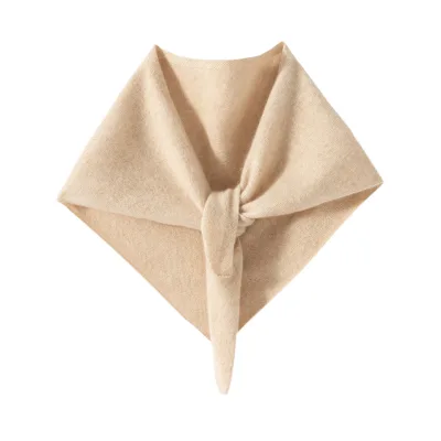 Cashmere Knitted Triangular Scarf Shawl for Women, Suitable for Autumn and Winter, Warm Headscarf That Goes Well with Any Outfit