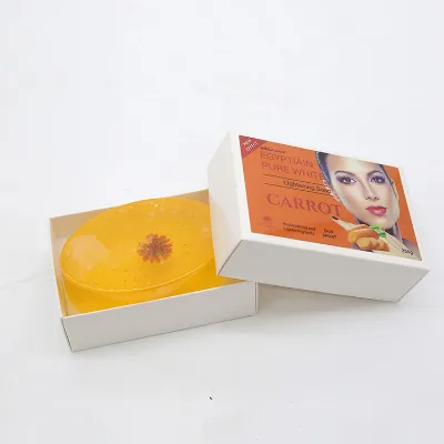 Private Label CARROT Lightening Soap with Glutathion Anti Wrinkle Remove Dark Spots Foaming Hand Soap Dispenser Organic Beauty S