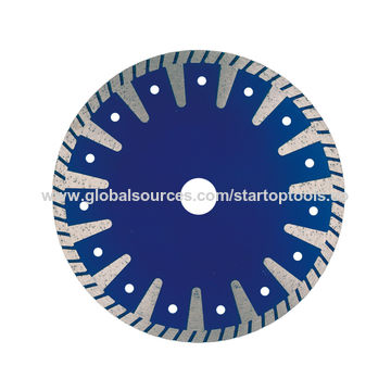 T-Shaped Continuous Turbo Rim Diamond saw blades for Granite Cutting