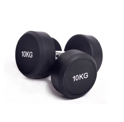 Yunfa D006 Commercial Grade Rubber Hex Dumbbell Set Durable Portable Black 2.5kg-100kg Unisex Fitness Equipment Home Workout
