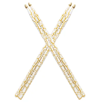 New Cracked Ice Pattern Wood Drum Sticks 5A 5AX 5B 7A Variety Woods Including Oak Maple Hickory for Musicians-Wholesale