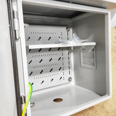 Electrical Waterproof Aluminum 5052 Enclosure Steel Junction Box Monitoring Circuit Board With Drilling Holes in Mounting Plate