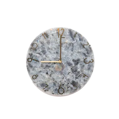 Modern Stylish Marble Clock Elegant Stone Type Design for Home Decor for Stylish Stone Vases