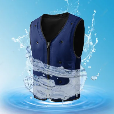 Summer Outdoor PCM Cooling Vest With Long-Lasting PCM Cooling Portable Cold Thermal Regulation Instantly Refreshing Hot Weather