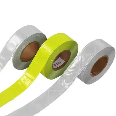 HBC Warning Reflective Tape High Gloss Pvc Reflective Crystal Tape for Clothing Reflective PVC Tape