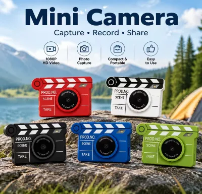 2026 Best Gifts Mini Retro Digital Keychain Camera Private Label M5 1080P Full hd Portable Small Pocket Camera